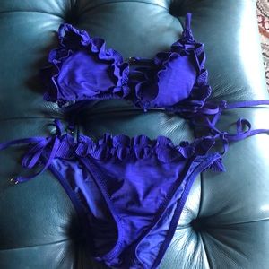 Betsy Johnson Bikini. Large top small bottom.